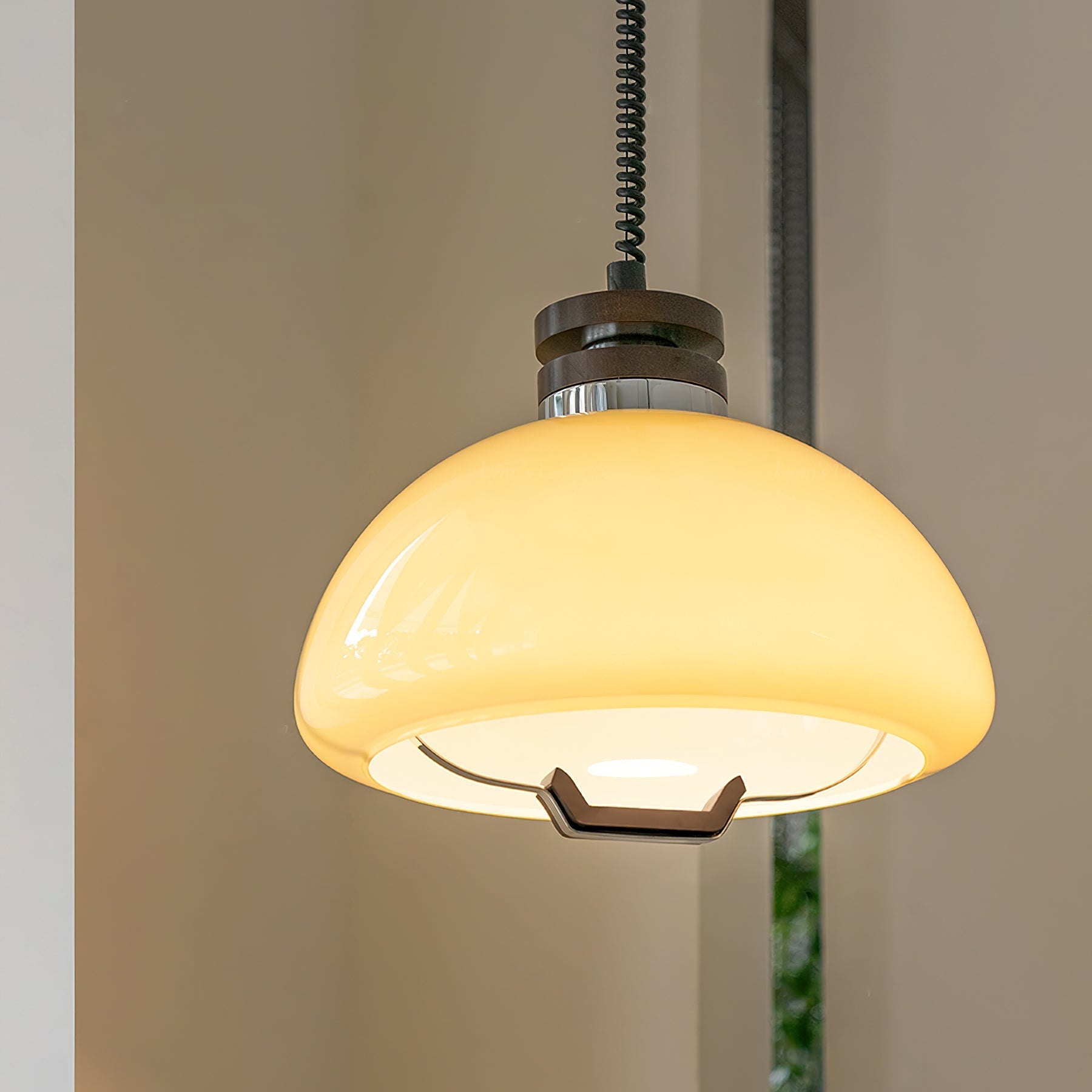 Vela Pudding Pendant Lamp Glass Ceiling Light | Modern Sculptural Design | E26/E27 Socket | Warm Ambient LED Lighting