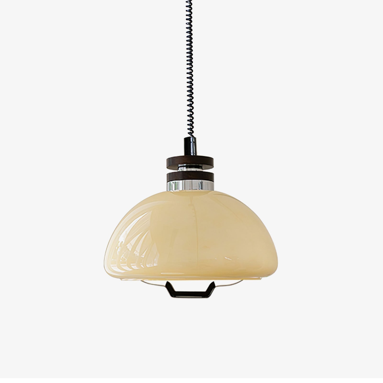 Vela Pudding Pendant Lamp Glass Ceiling Light | Modern Sculptural Design | E26/E27 Socket | Warm Ambient LED Lighting