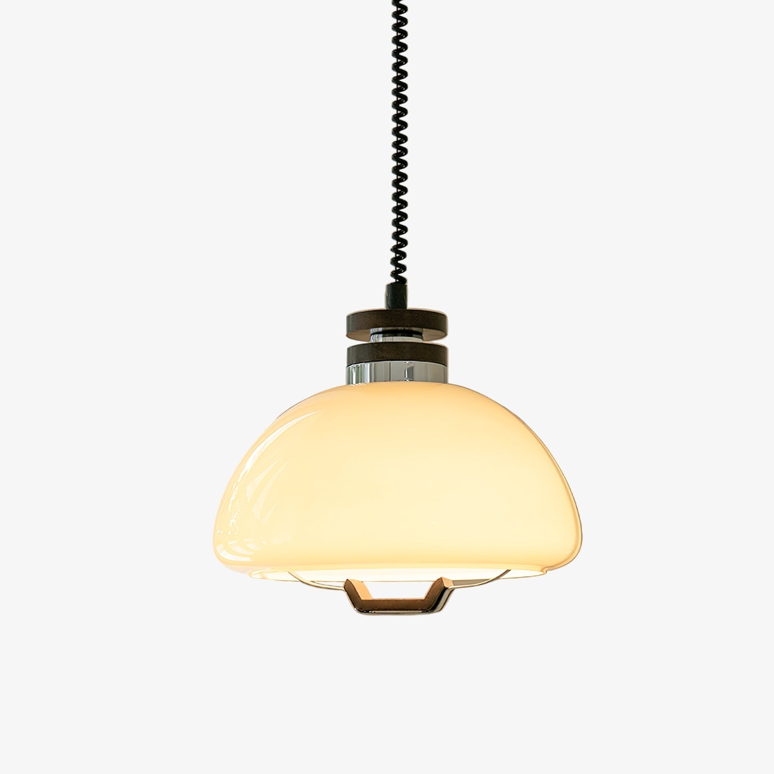 Vela Pudding Pendant Lamp Glass Ceiling Light | Modern Sculptural Design | E26/E27 Socket | Warm Ambient LED Lighting