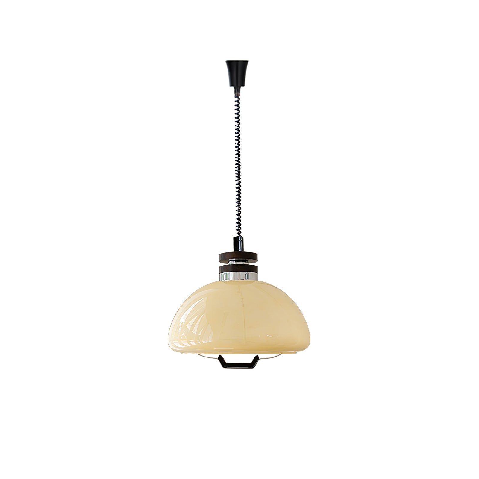 Vela Pudding Pendant Lamp Glass Ceiling Light | Modern Sculptural Design | E26/E27 Socket | Warm Ambient LED Lighting