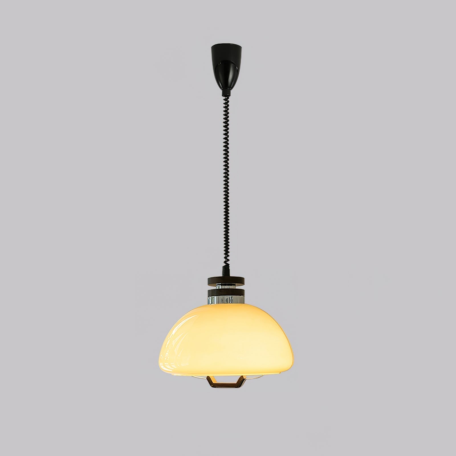 Vela Pudding Pendant Lamp Glass Ceiling Light | Modern Sculptural Design | E26/E27 Socket | Warm Ambient LED Lighting
