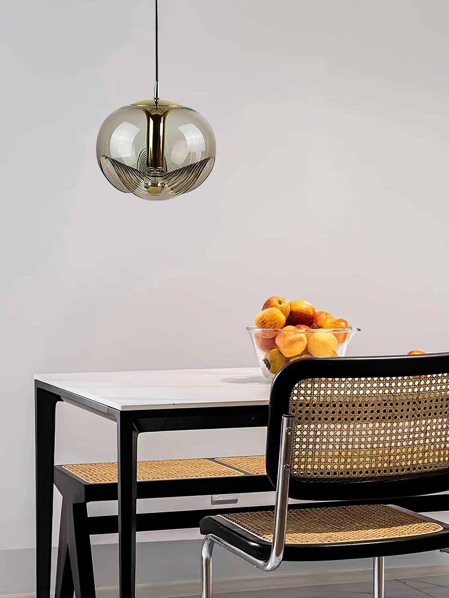 Wave Pendant Lamp | Modern Fluid Glass Hanging Light | E26/E27 LED/Edison Fixture | Adjustable Suspension Ceiling Lighting