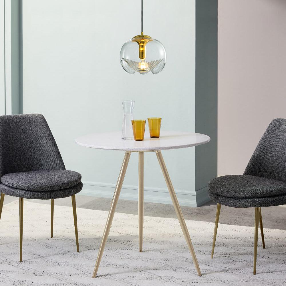 Wave Pendant Lamp | Modern Fluid Glass Hanging Light | E26/E27 LED/Edison Fixture | Adjustable Suspension Ceiling Lighting