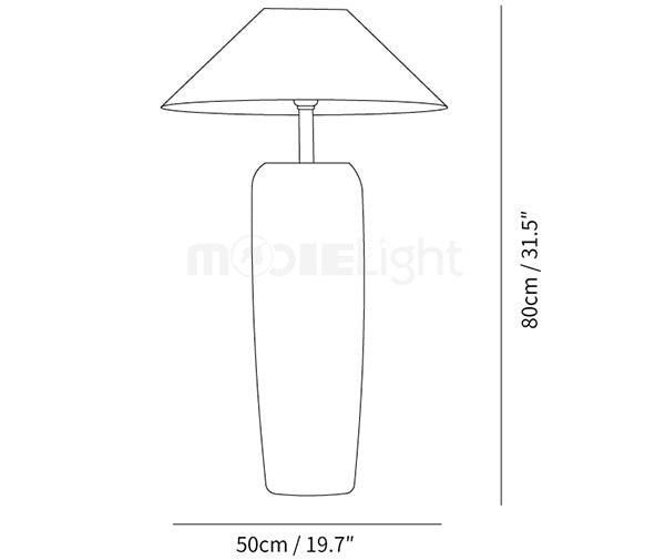 Weathered Wooden Floor Lamp
