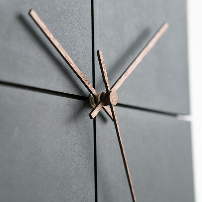 Modern Digital Wall Clock with LED Display 20 cm for Home Office | Compact Space Saving Design | Battery Operated