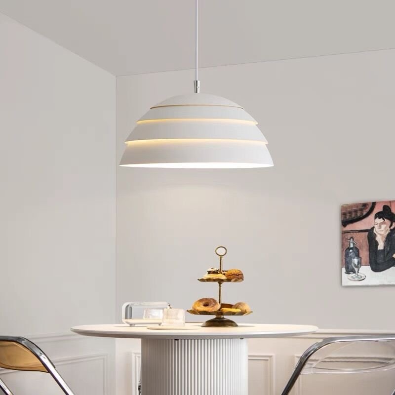 Dome-Shaped LED Pendant Lamp Modern Nordic Design | E27 5W | Iron & Aluminum | Kitchen & Restaurant Lighting