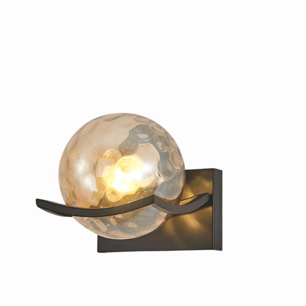 Modern Glass LED Wall Lamp for Indoor Use | Elegant Ambient Wall Sconce | 15cm Compact Design | Energy Efficient Lighting