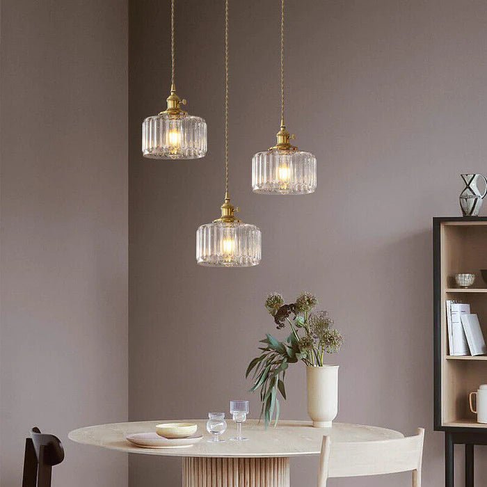 Vintage Crystal Hanging Lamp