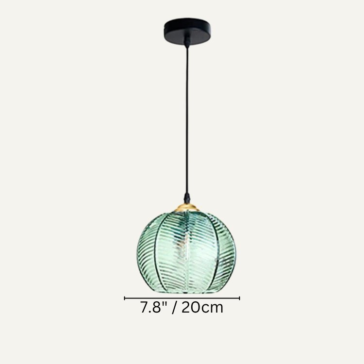 Aalin Pendant Light | Matte Glass Leaf Pattern LED Ceiling Lamp | Adjustable Chain | Dining & Living Room