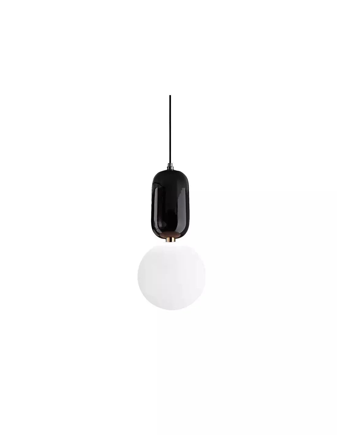 Spherical Pendant Lamp for Dining & Living Room | Glass Globe Design | G9 Light Source | Modern Minimalist Ceiling Lighting