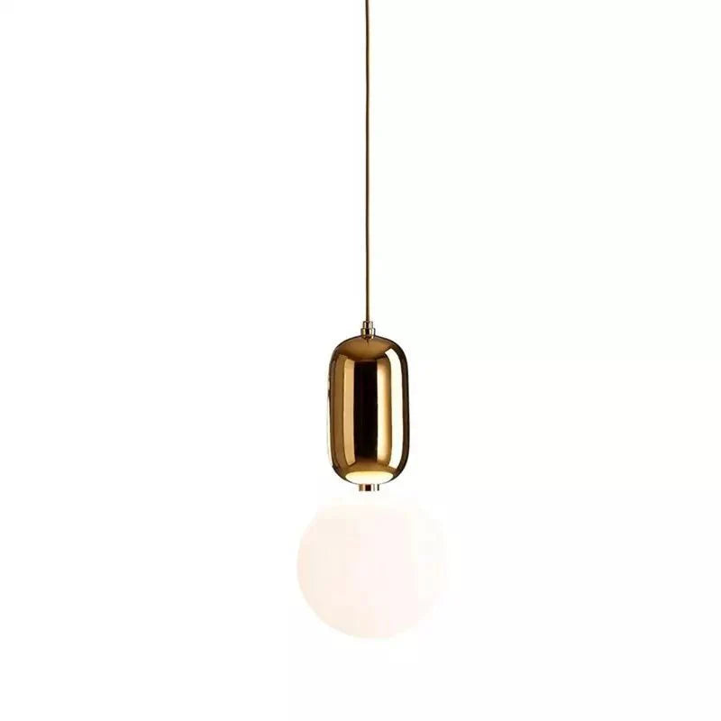 Spherical Pendant Lamp for Dining & Living Room | Glass Globe Design | G9 Light Source | Modern Minimalist Ceiling Lighting