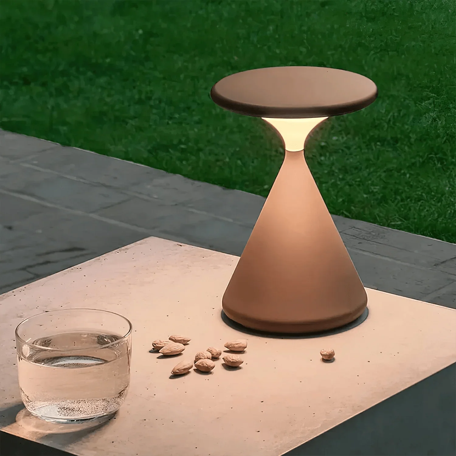 Aeron Hourglass Wireless Table Lamp