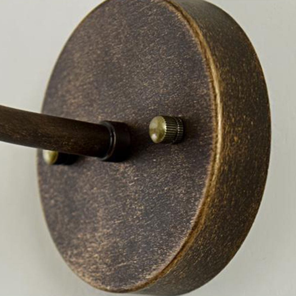 Rustic Outdoor Wall Lamp Antique Brass Bowl Design | IP65 Waterproof LED Light | E27 Wired Patio Garden Lighting Alessio