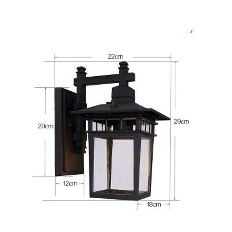 Alessio Black Deco Outdoor Wall Lamp | Adjustable Metal & Glass Sconce | Weatherproof E27 Light | Garden Terrace Balcony