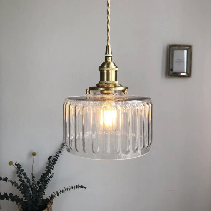 Vintage Crystal Hanging Lamp