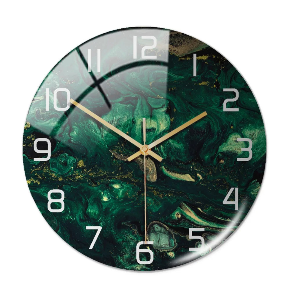 Marbela | Modern Wall Clock in Marble Look
