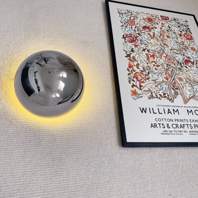 Bauhaus Wall Lamp Medieval Style | LED Glass & Iron Wall Light | Modern Ambient Lighting | 10–15 cm Decorative Fixture