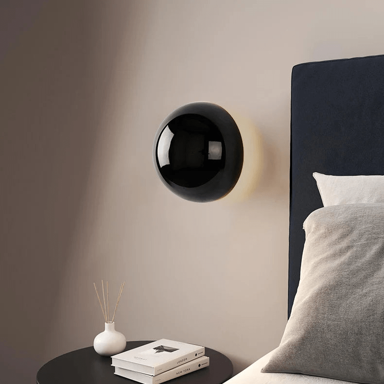 Bauhaus Wall Lamp Medieval Style | LED Glass & Iron Wall Light | Modern Ambient Lighting | 10–15 cm Decorative Fixture