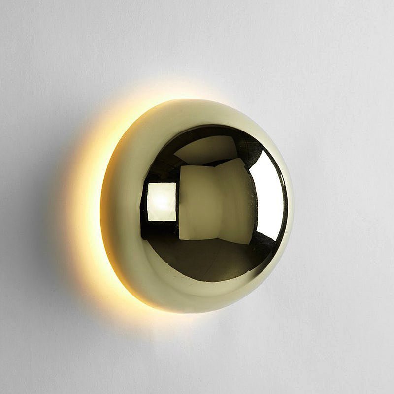 Bauhaus Wall Lamp Medieval Style | LED Glass & Iron Wall Light | Modern Ambient Lighting | 10–15 cm Decorative Fixture