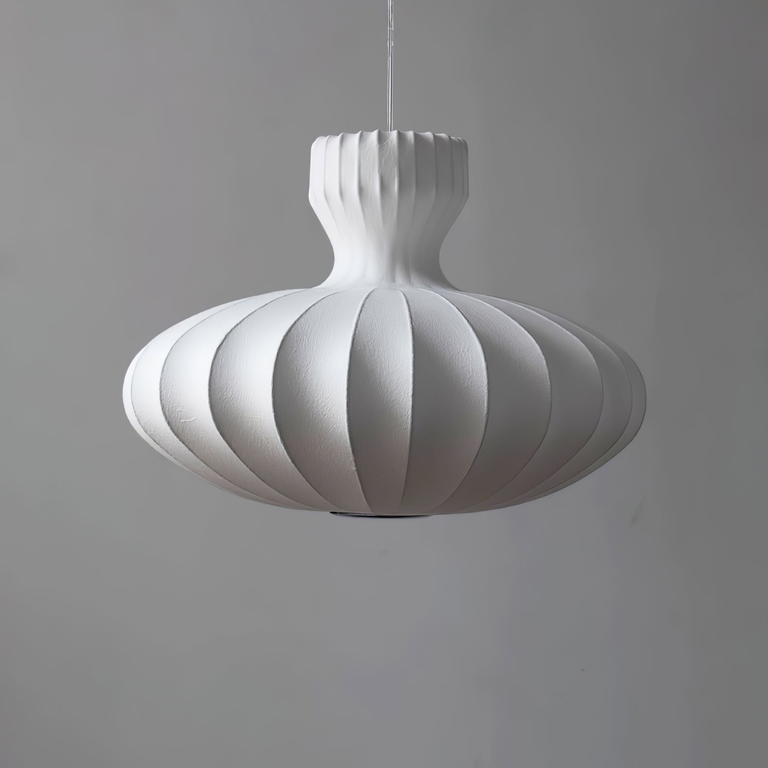 Bella Bloom Pendant Lamp | Pleated Silk Globe Ceiling Light | E26/E27 LED or Edison Bulb | Adjustable Hanging Fixture