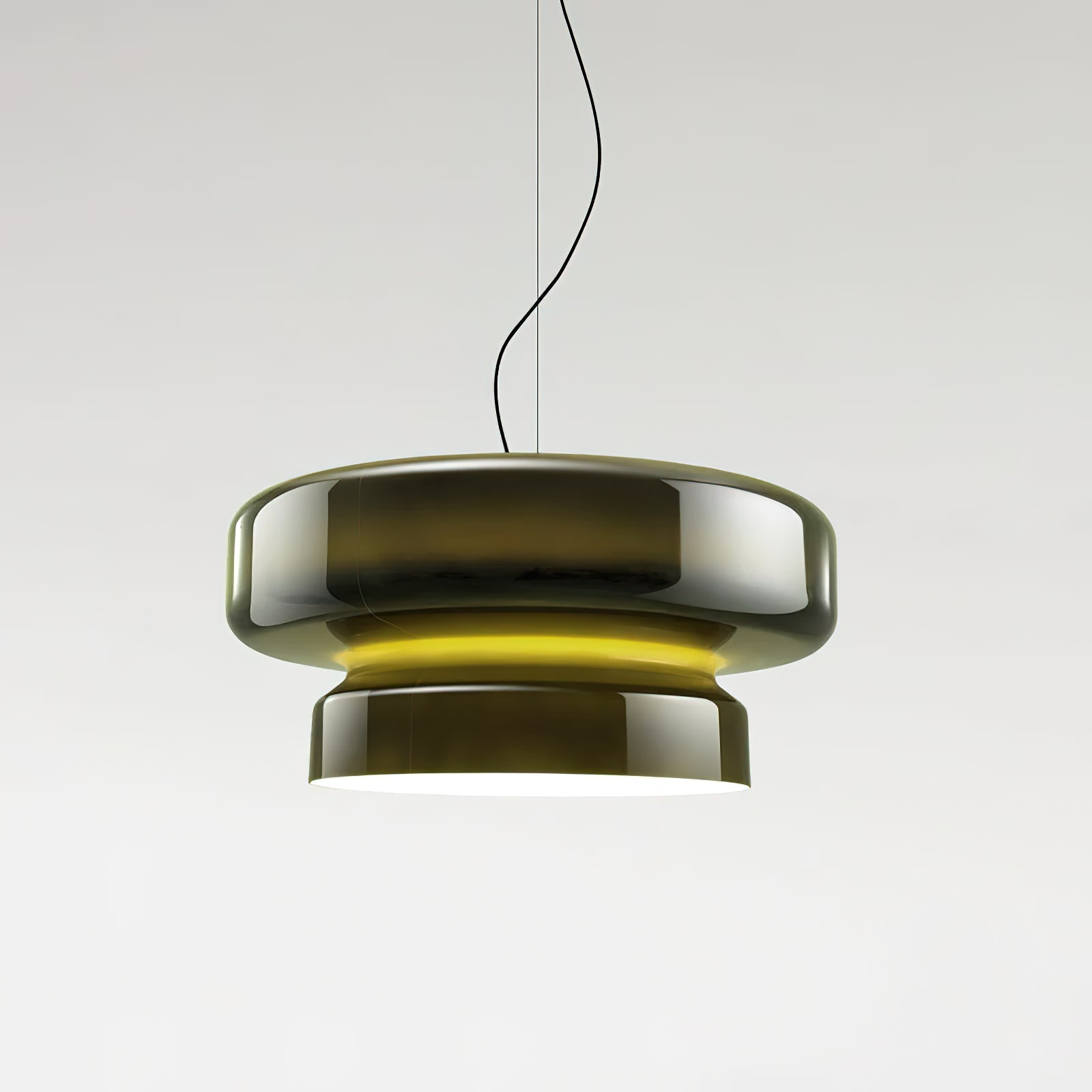 Bohemia Pendant Lamp | Blown Glass LED Light | Adjustable Suspension | Modern Organic Design for Home & Office