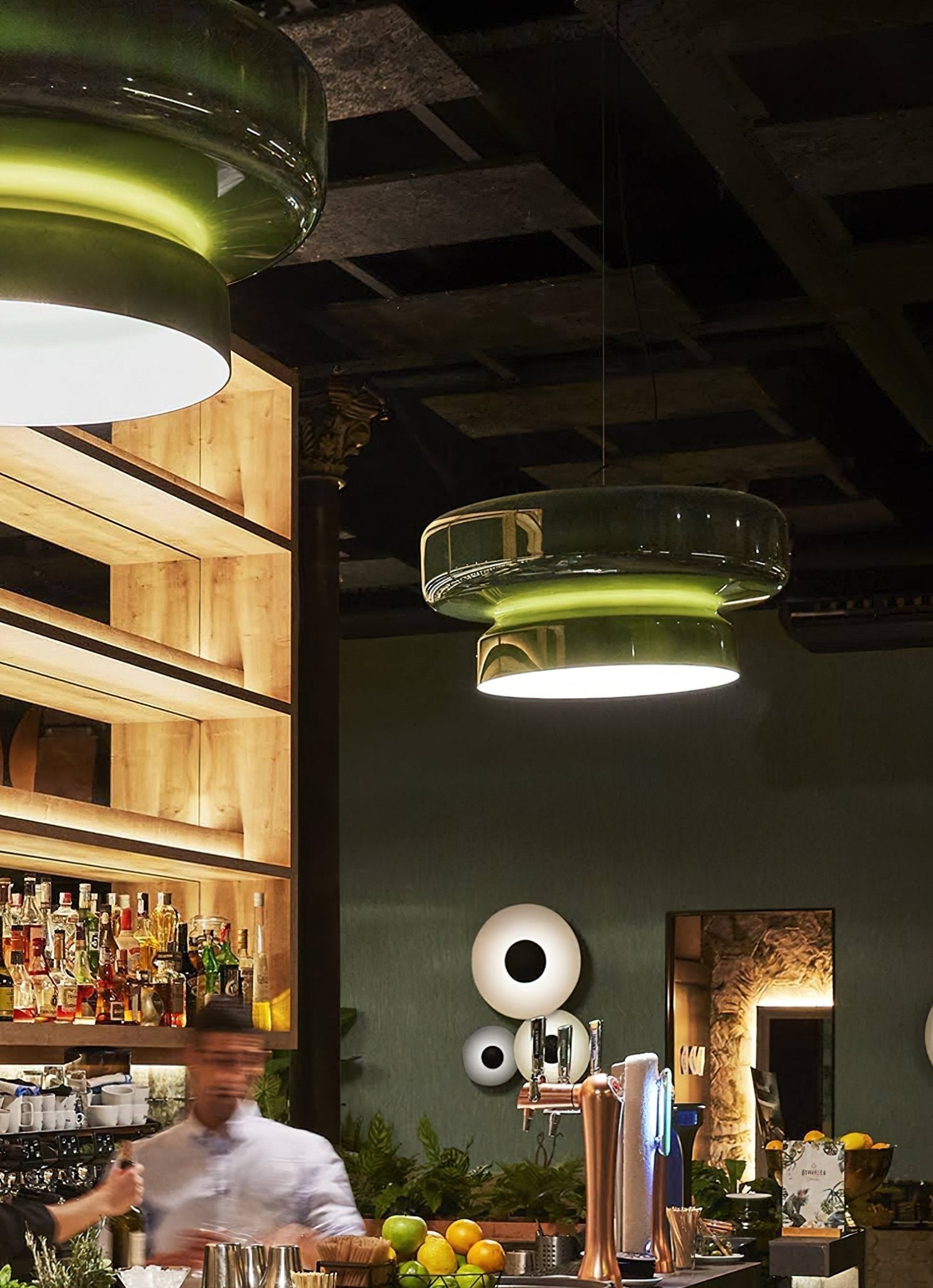 Bohemia Pendant Lamp | Blown Glass LED Light | Adjustable Suspension | Modern Organic Design for Home & Office