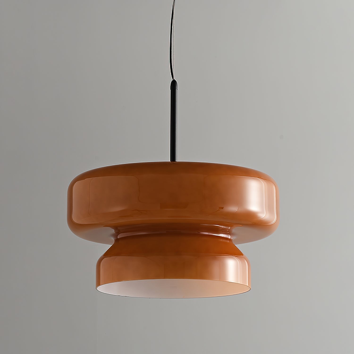 Bohemia Pendant Lamp | Blown Glass LED Light | Adjustable Suspension | Modern Organic Design for Home & Office