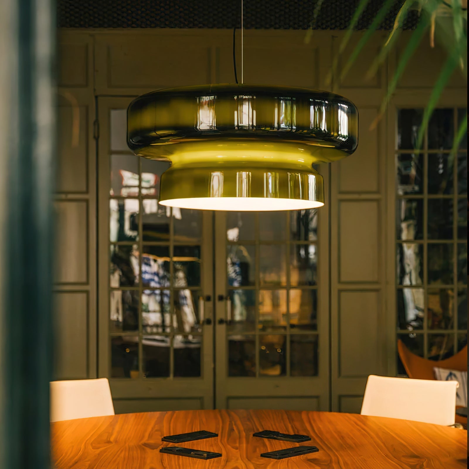 Bohemia Pendant Lamp | Blown Glass LED Light | Adjustable Suspension | Modern Organic Design for Home & Office