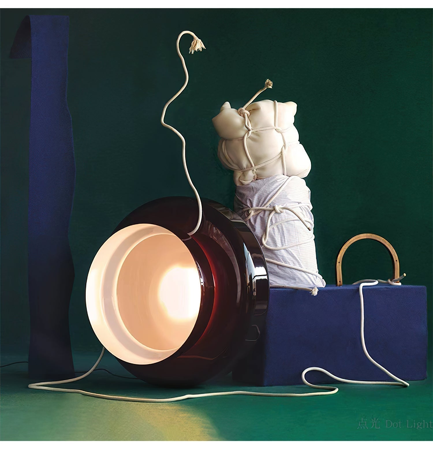 Bohemia Pendant Lamp | Blown Glass LED Light | Adjustable Suspension | Modern Organic Design for Home & Office