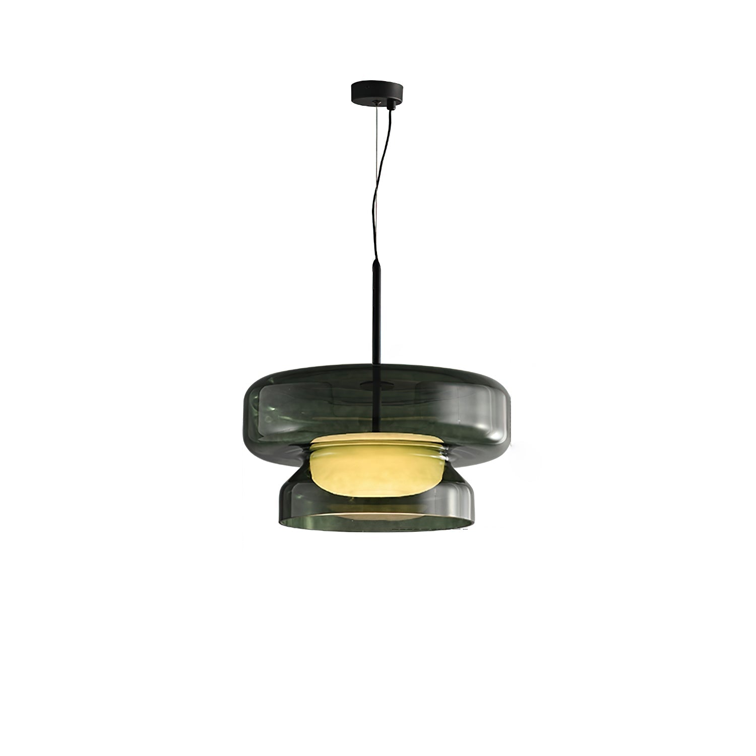 Bohemia Pendant Lamp | Blown Glass LED Light | Adjustable Suspension | Modern Organic Design for Home & Office