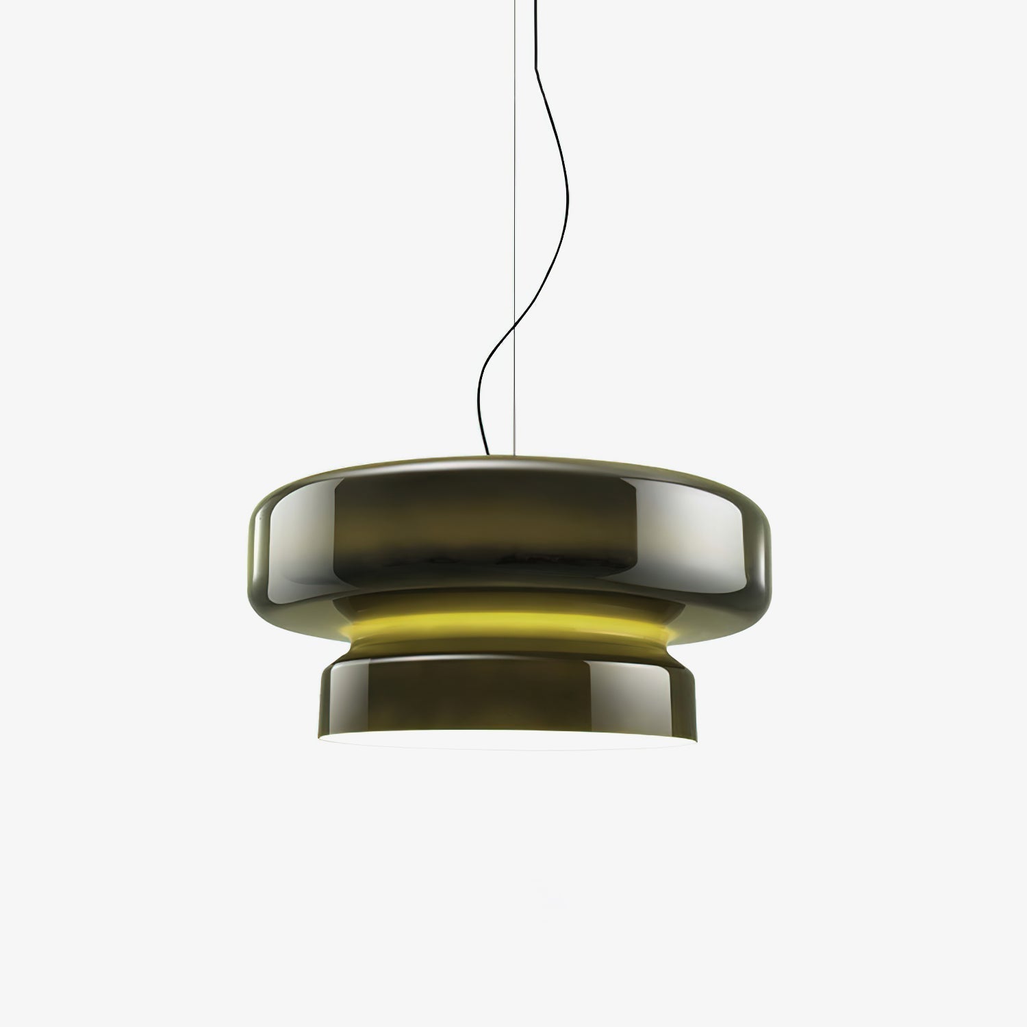 Bohemia Pendant Lamp | Blown Glass LED Light | Adjustable Suspension | Modern Organic Design for Home & Office