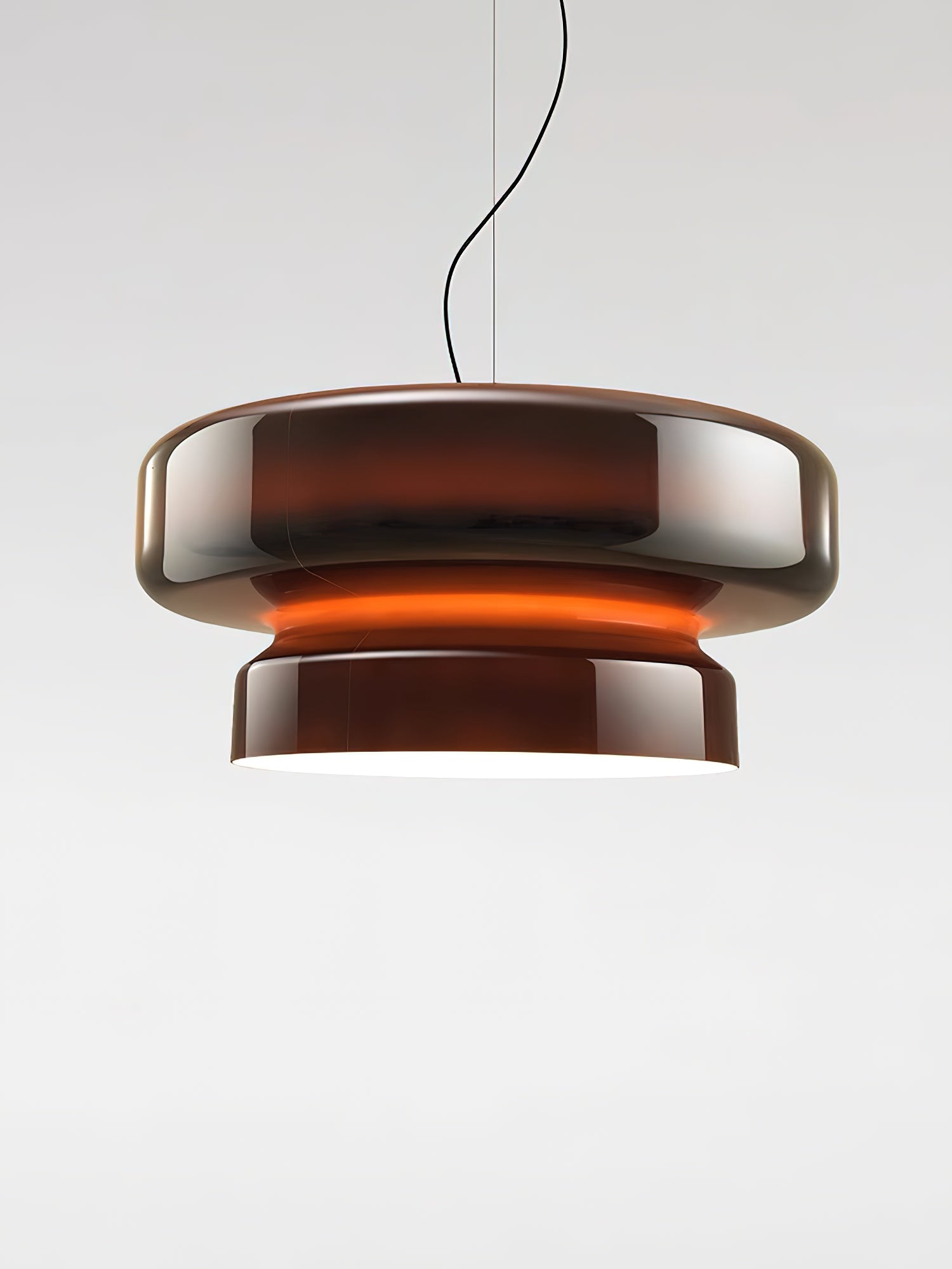 Bohemia Pendant Lamp | Blown Glass LED Light | Adjustable Suspension | Modern Organic Design for Home & Office