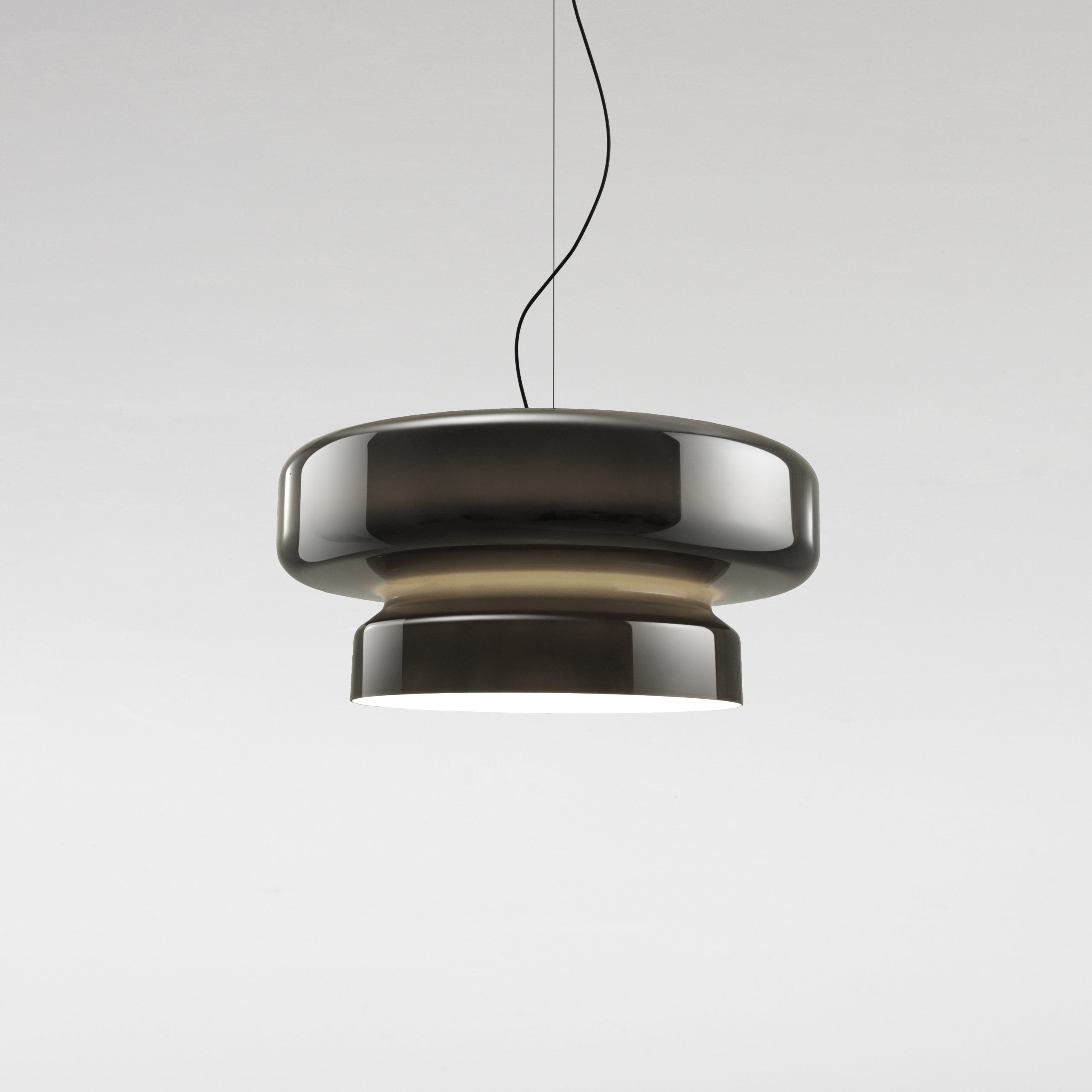 Bohemia Pendant Lamp | Blown Glass LED Light | Adjustable Suspension | Modern Organic Design for Home & Office