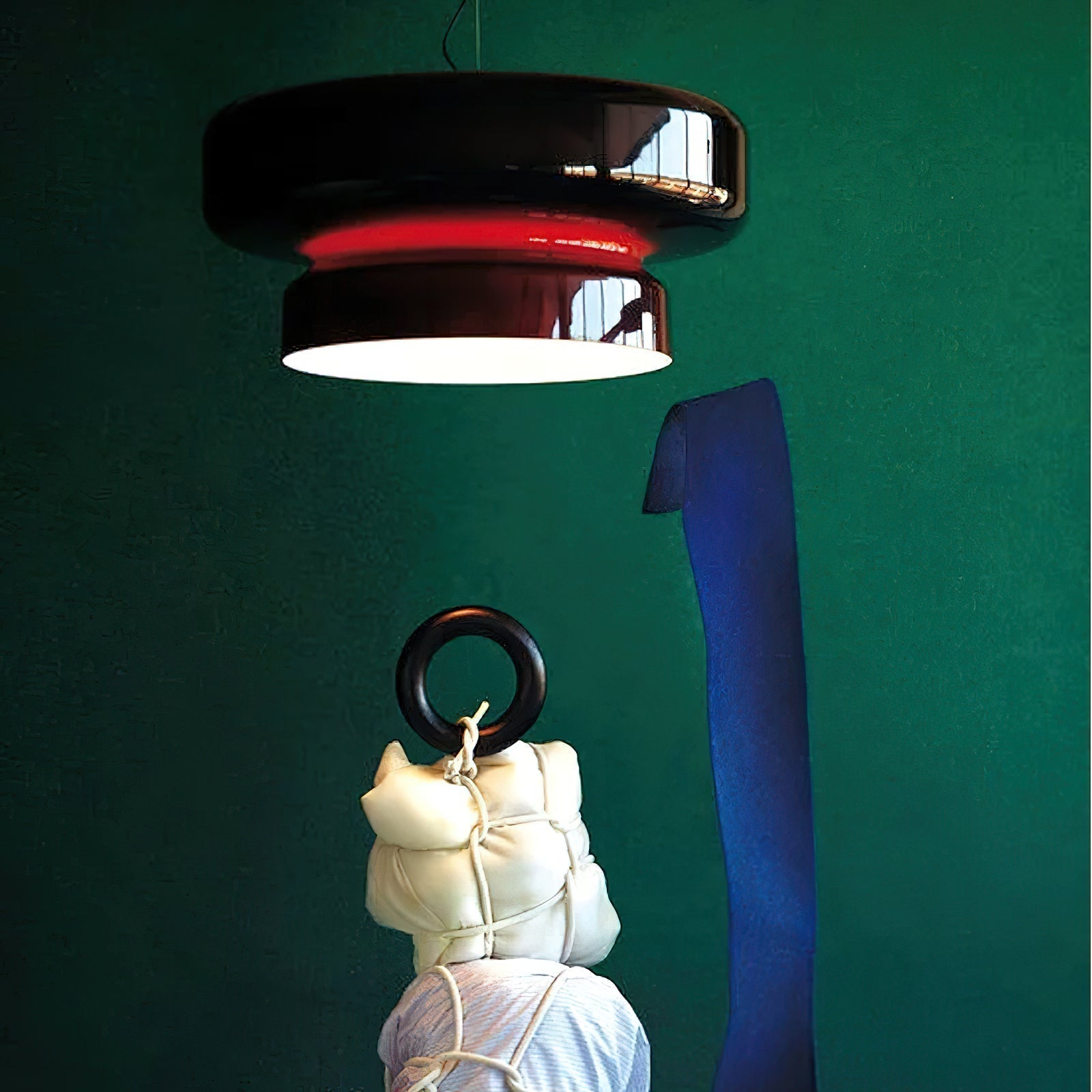 Bohemia Pendant Lamp | Blown Glass LED Light | Adjustable Suspension | Modern Organic Design for Home & Office