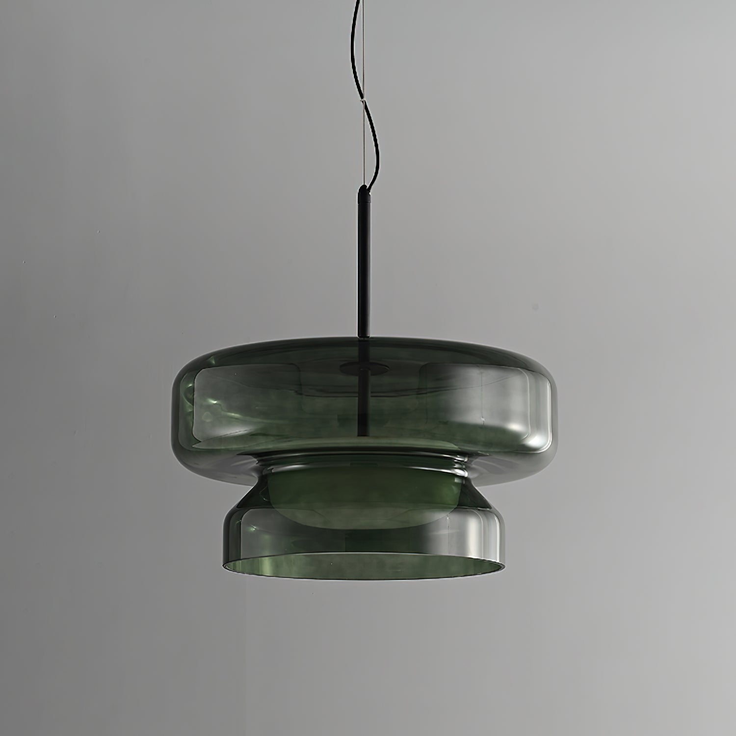 Bohemia Pendant Lamp | Blown Glass LED Light | Adjustable Suspension | Modern Organic Design for Home & Office