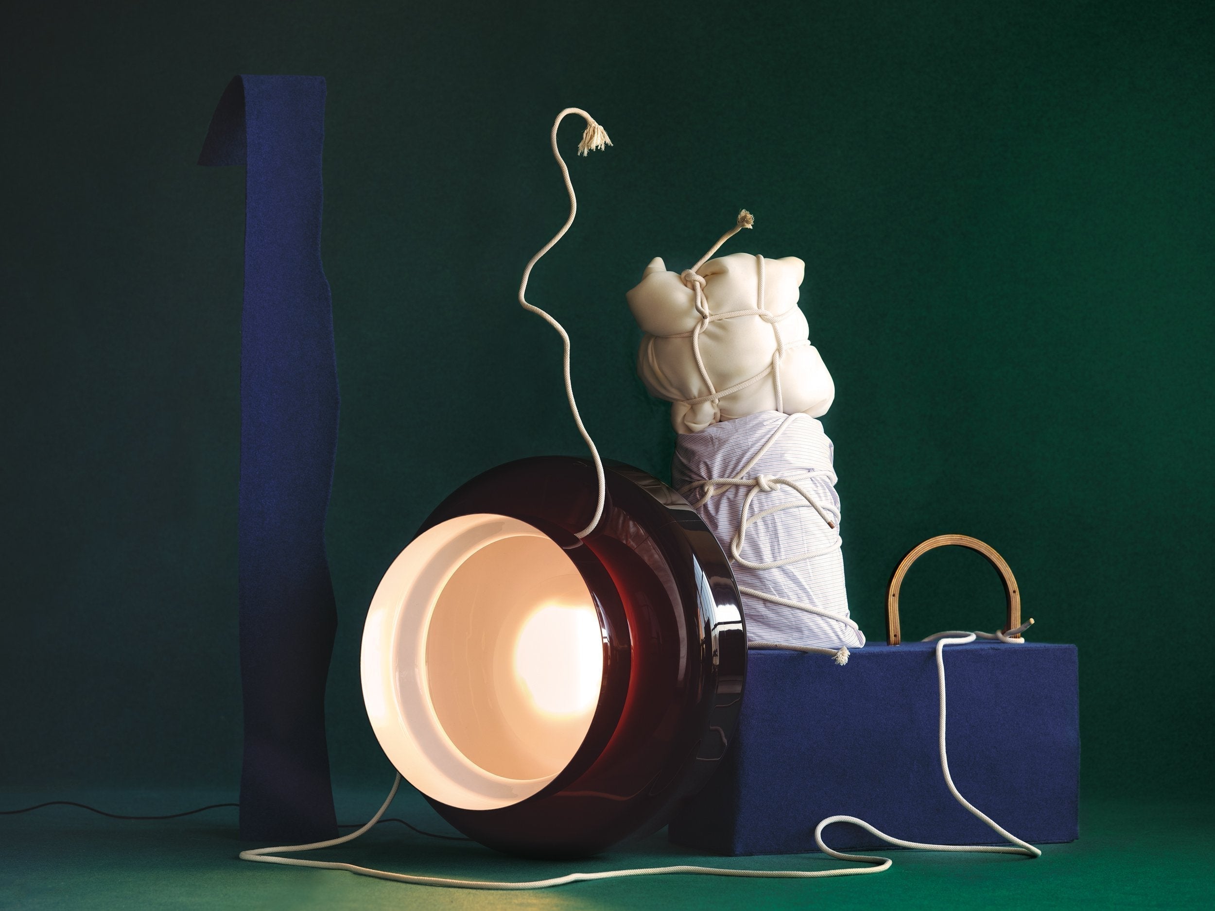 Bohemia Pendant Lamp | Blown Glass LED Light | Adjustable Suspension | Modern Organic Design for Home & Office