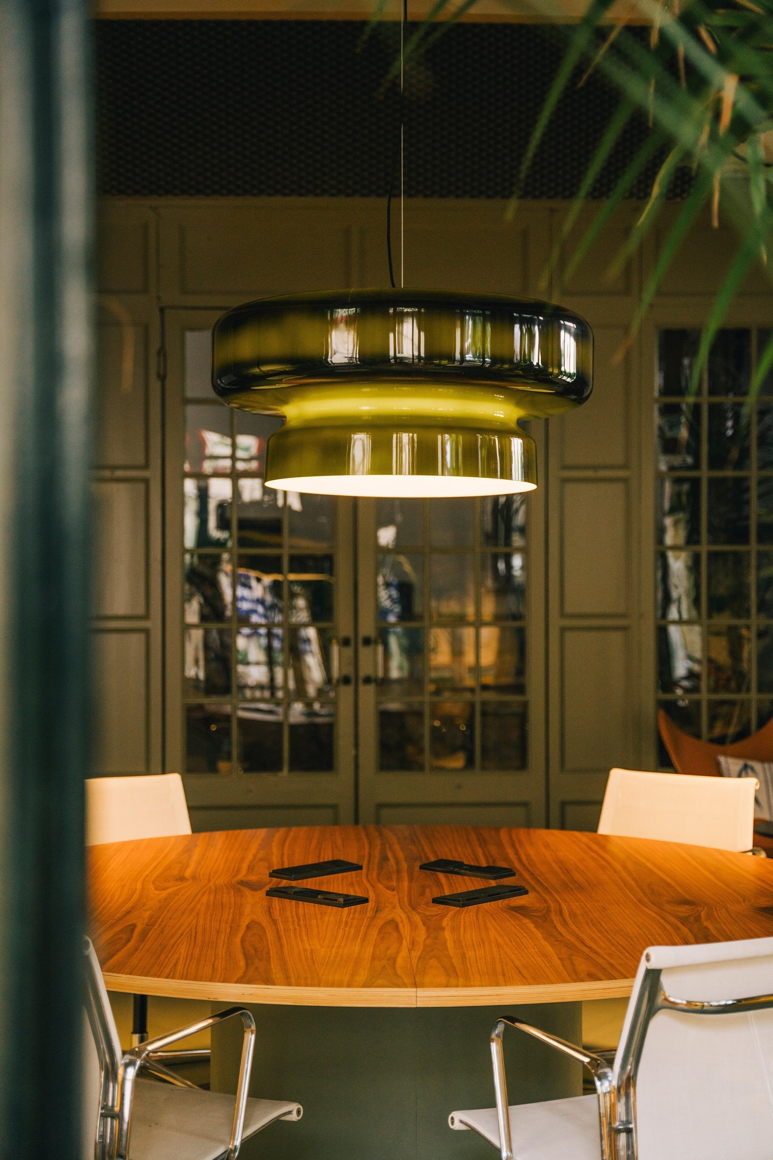 Bohemia Pendant Lamp | Blown Glass LED Light | Adjustable Suspension | Modern Organic Design for Home & Office