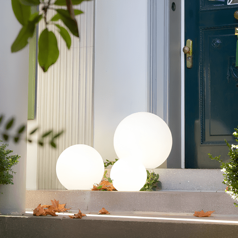 Solar Globe Garden Light Outdoor LED Lamp | IP65 Waterproof | Polyethylene & ABS | 15–60cm Decorative Garden Lighting