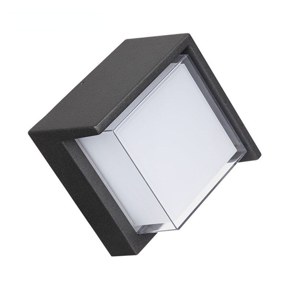 Boxer Outdoor Wall Light with Motion Sensor | Aluminum LED Lamp | Warm White IP65 Waterproof Lighting