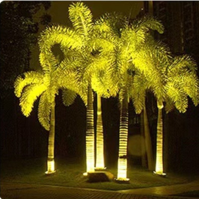 Outdoor Tree Spotlight LED Ground Light for Garden Landscaping | Warm White Ambient Lighting | Aluminum Glass Design | Pathway Patio Accent