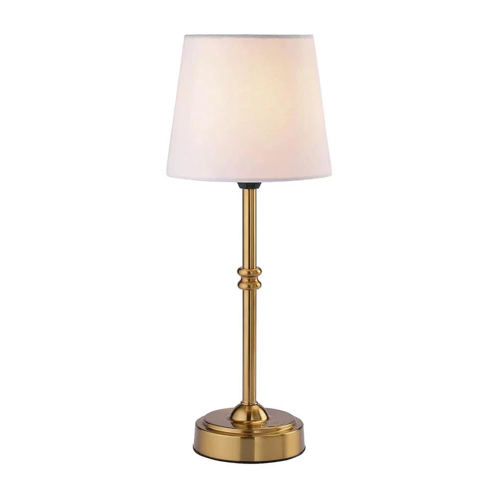 LED Retro Fabric Wireless Table Lamp