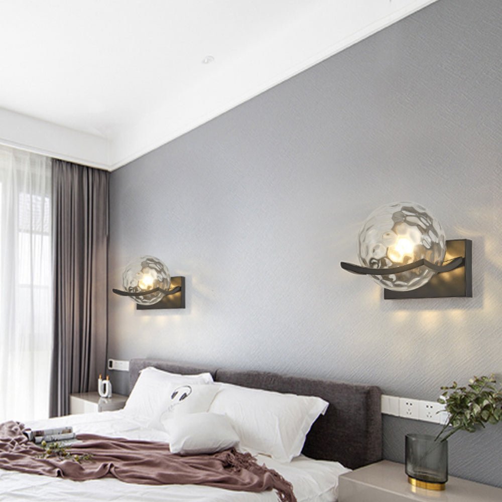Modern Glass LED Wall Lamp for Indoor Use | Elegant Ambient Wall Sconce | 15cm Compact Design | Energy Efficient Lighting