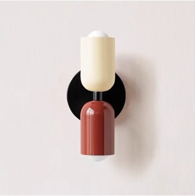 Morandi Danish Style Wall Lamp for Living Room Bedroom | Minimalist LED Wall Light | Metal E27 Fixture | Warm White Indoor Lighting