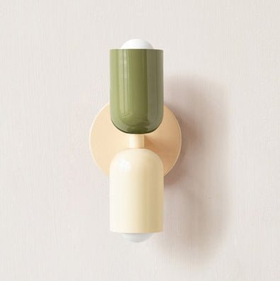 Morandi Danish Style Wall Lamp for Living Room Bedroom | Minimalist LED Wall Light | Metal E27 Fixture | Warm White Indoor Lighting