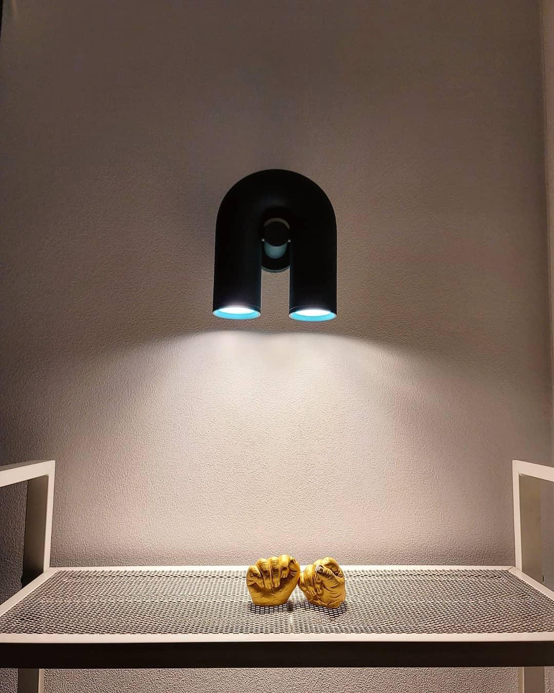 Modern Circus Wall Lamp Adjustable U-Shaped Design | Integrated LED 3000K–6000K | Aluminum & ABS | Indoor Decorative Lighting