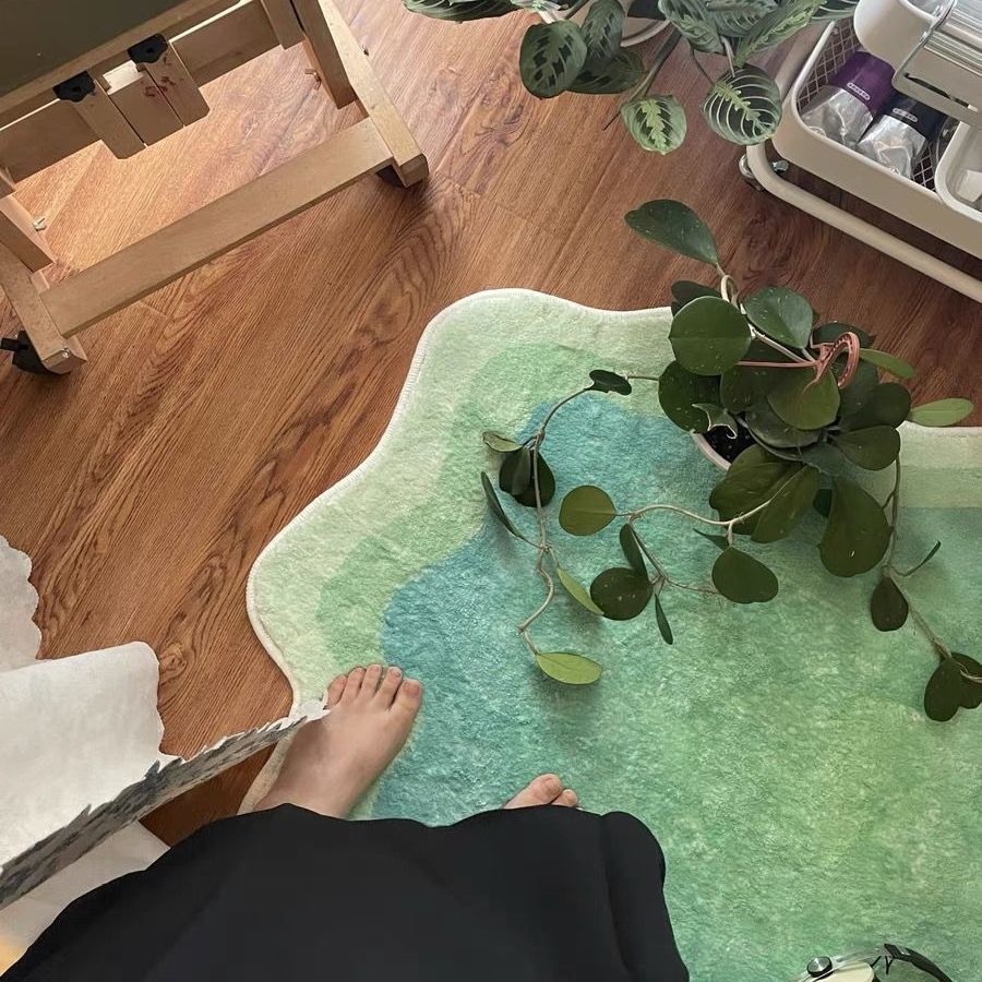 LunaWeave | Trendy Ombre Rug Soft & Fluffy | Modern Gradient Rug for Living Room & Bedroom