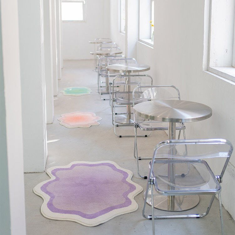 LunaWeave | Trendy Ombre Rug Soft & Fluffy | Modern Gradient Rug for Living Room & Bedroom