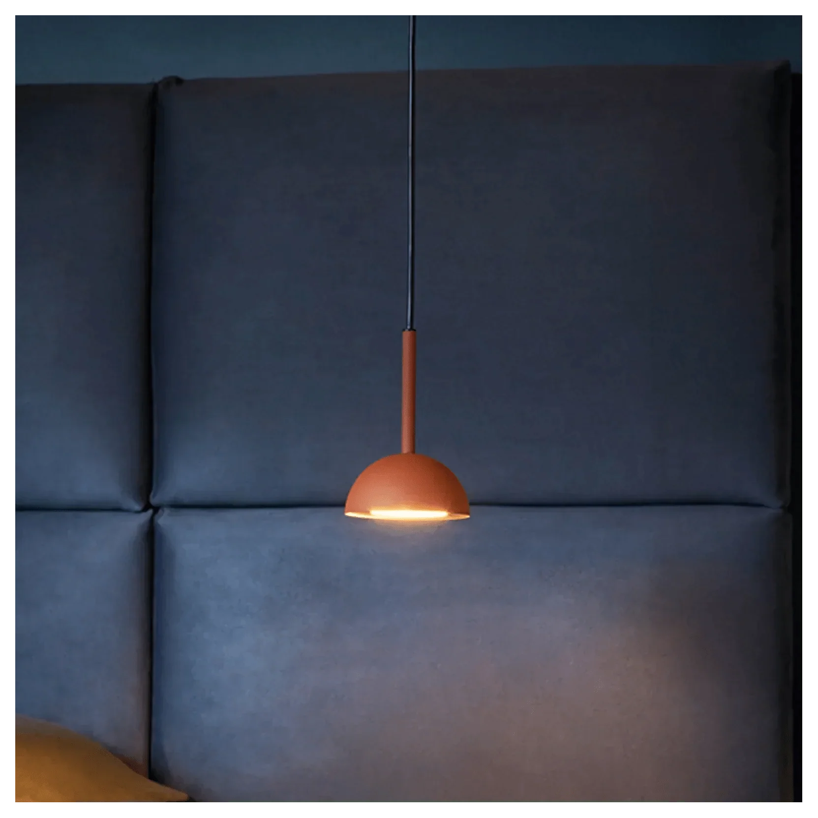 Cupolina Pendant Lamp Geometric Metal Design | Integrated LED 3000K Warm Light | Adjustable Hanging Height | Modern Indoor Lighting