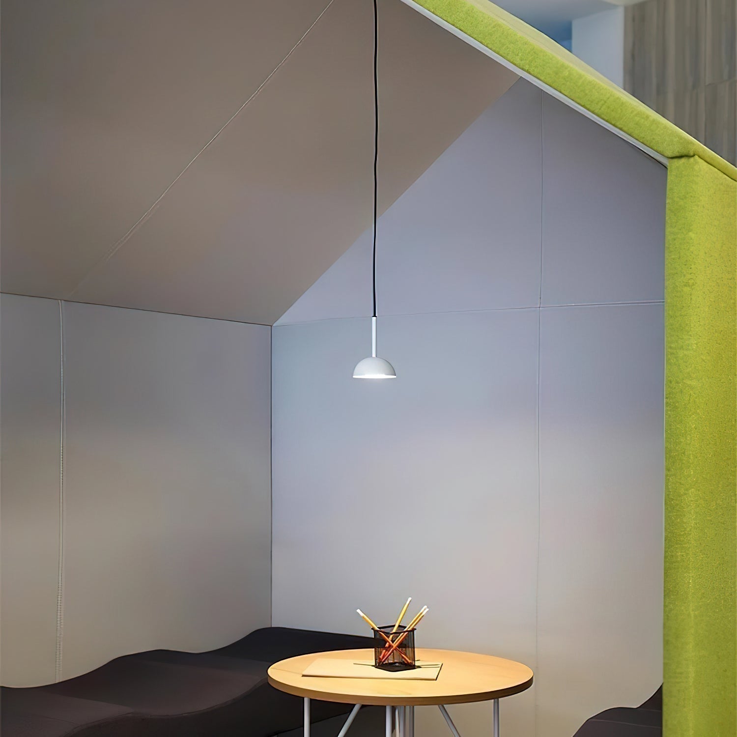 Cupolina Pendant Lamp Geometric Metal Design | Integrated LED 3000K Warm Light | Adjustable Hanging Height | Modern Indoor Lighting