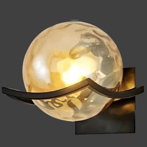 Modern Glass LED Wall Lamp for Indoor Use | Elegant Ambient Wall Sconce | 15cm Compact Design | Energy Efficient Lighting